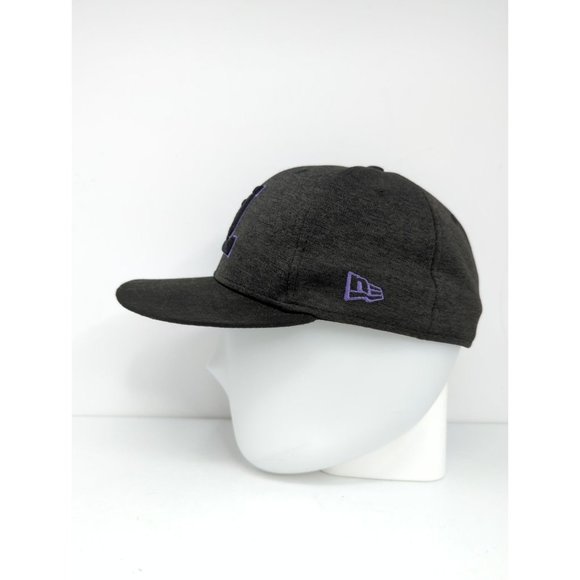 LMB New Era 59Fifty Vaqueros Unión Laguna fitted Black Cap Hat 7 1/2 - Picture 6 of 11